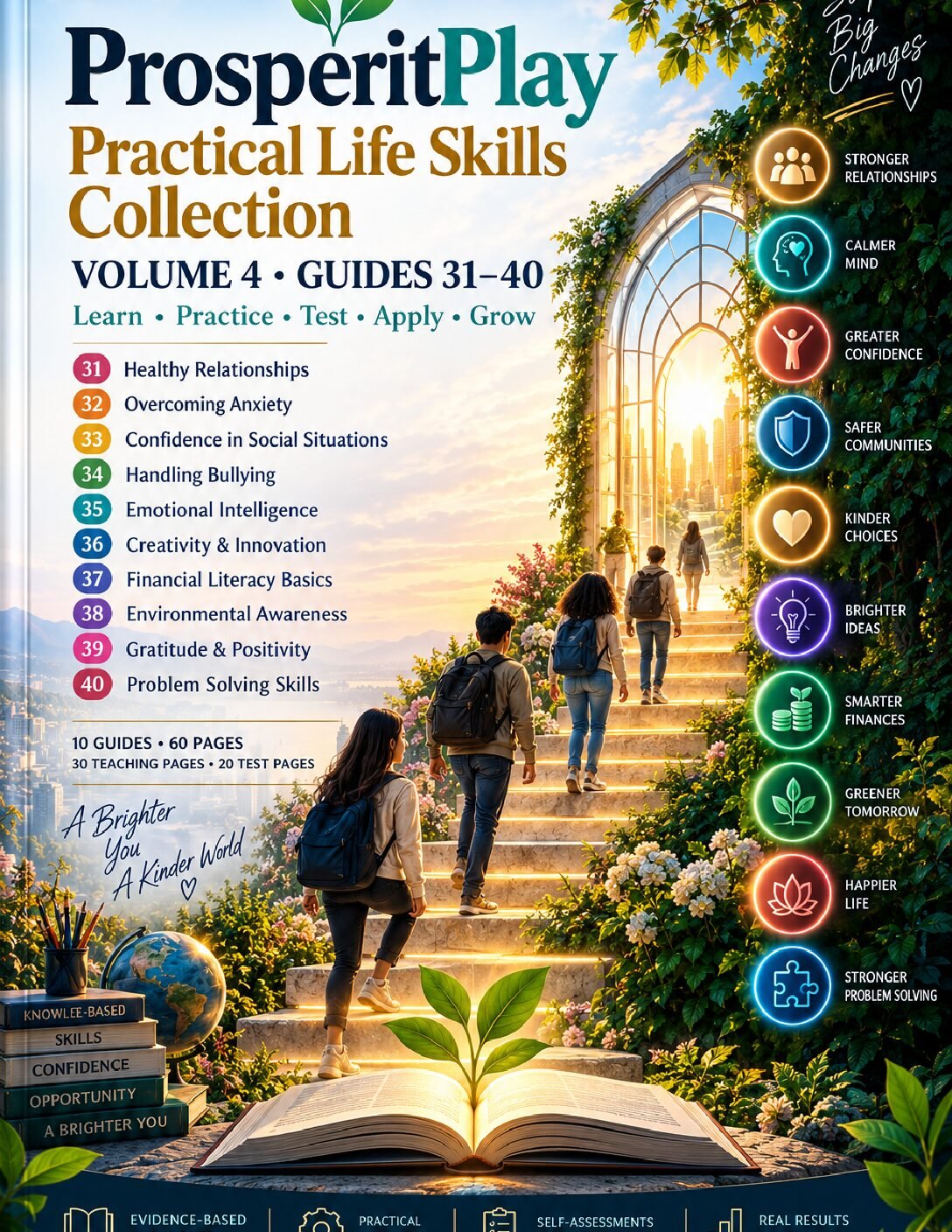 ProsperitPlay Life Skills – Volume 4 | Relationships, Confidence & Life Skills | Guides 31–40