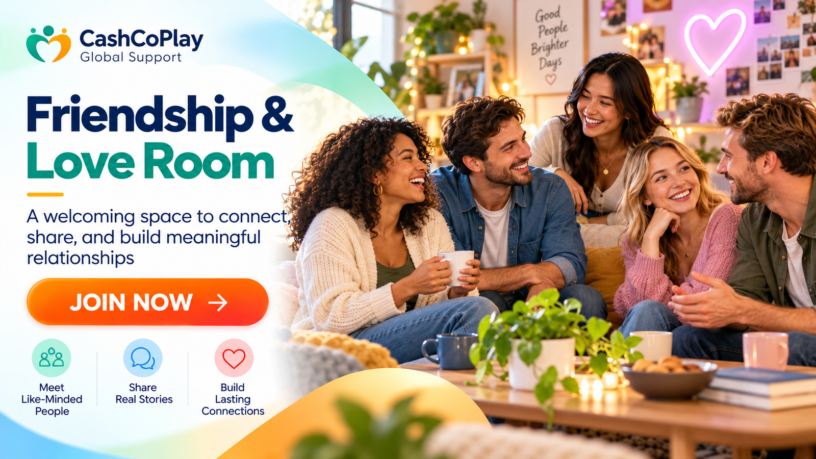 Friendship and love room